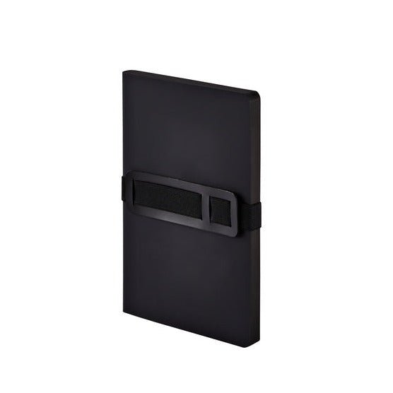 Nuuna - Notebook with elastic Voyager Black M | Dotted
