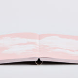 Nuuna - Cuaderno Inspiration Book M | Pink pages with white clouds