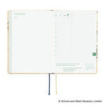 Hobonichi - Agenda HON 2027 A6 en inglés | V&A Series: Vine · detalle 5