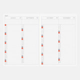 Hobonichi - Agenda Techo 2027 Original Book A6 en inglés | Hobonichi Techo 2027 English Original Book [A6 size/Daily/Jan…