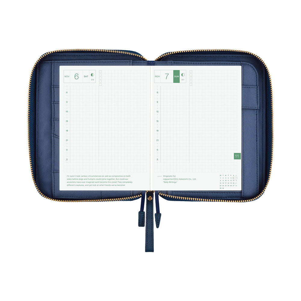 Hobonichi - Funda A6 Original | Single Color: Lago · detalle 8