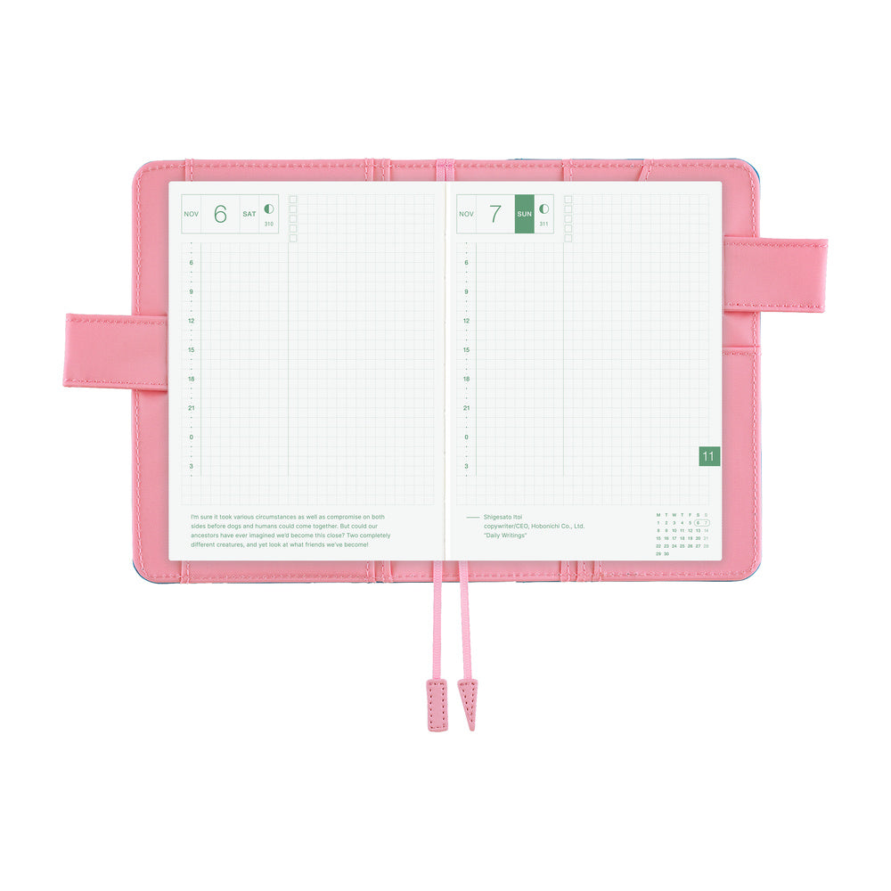 Hobonichi - Funda A6 Original | Colors: Blue Parasol · detalle 6
