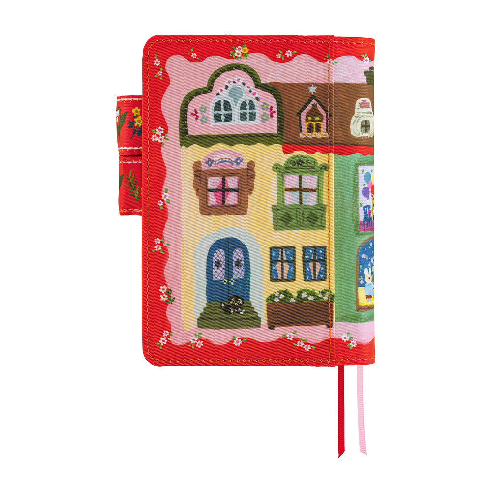 Hobonichi - Funda A6 Original | Yumi Kitagishi: White Cat House · detalle 2
