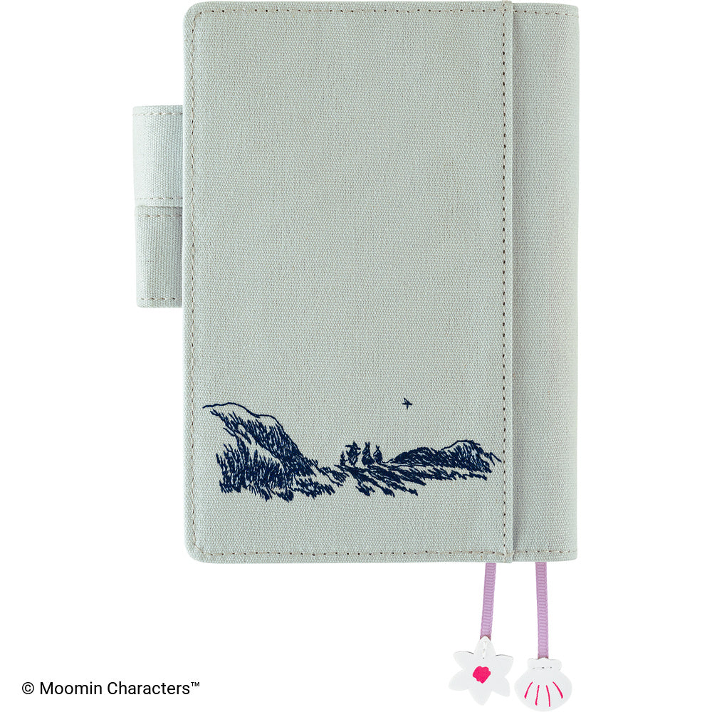 Hobonichi - Funda A6 Original | Moomin: My Yard (Pale Mint) · detalle 2