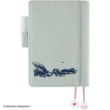 Hobonichi - Funda A6 Original | Moomin: My Yard (Pale Mint) · detalle 2
