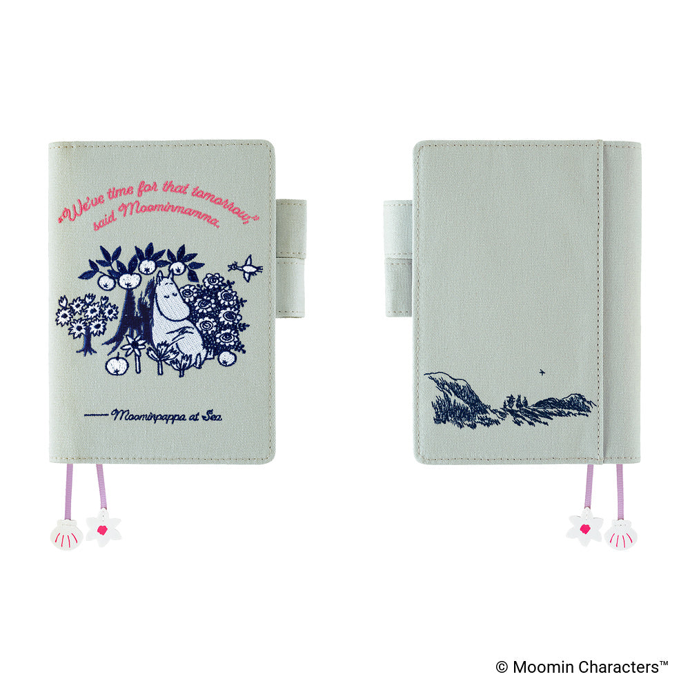 Hobonichi - Funda A6 Original | Moomin: My Yard (Pale Mint) · detalle 5