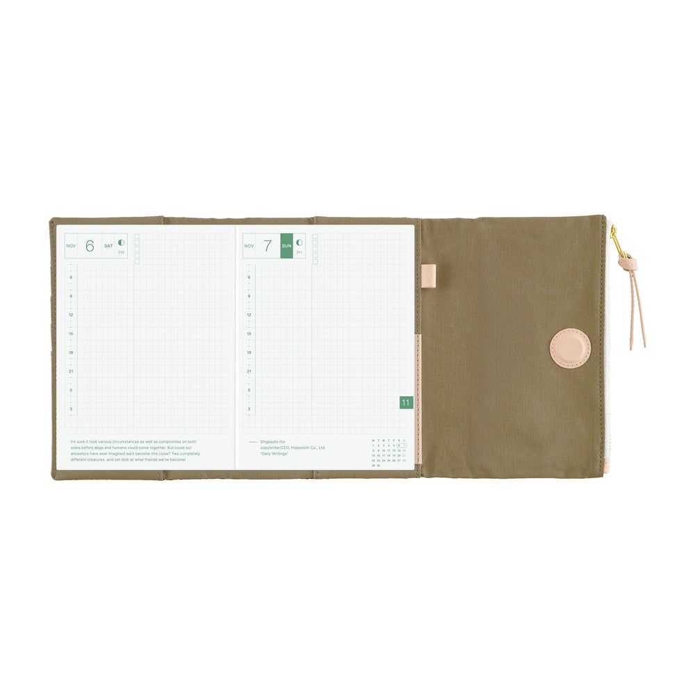Hobonichi - Funda A6 Original | Tragen: Bitter Plaid · detalle 8