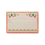 Tarjeta para recetas Cherry Farm de Rifle Paper Co., anverso