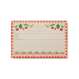 Tarjeta para recetas Cherry Farm de Rifle Paper Co., anverso