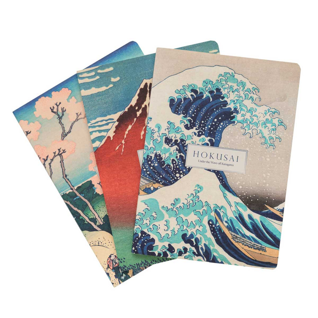 Kokonote - Set de 3 Cuadernos A5 Hokusai
