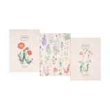 Kokonote - Set de 3 Cuadernos A5 Wild Flowers