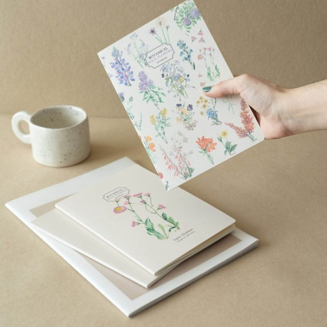 Kokonote - Set de 3 Cuadernos A5 Wild Flowers