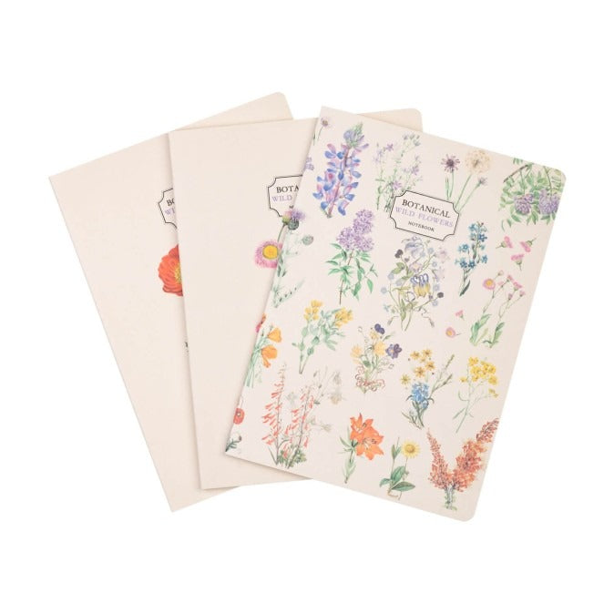 Kokonote - Set de 3 Cuadernos A5 Wild Flowers