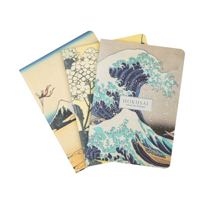 Kokonote - Set de 3 Cuadernos A6 Hokusai