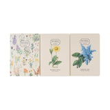 Kokonote - Set de 3 Cuadernos A6 Wild Flowers