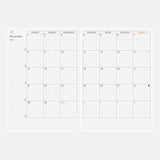 Hobonichi - Agenda Techo 2027 Planner Book A6 en inglés | Hobonichi Techo 2027 English Planner Book [A6 size/Daily/Jan…