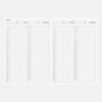 Hobonichi - Agenda Techo 2027 Planner Book A6 en inglés | Hobonichi Techo 2027 English Planner Book [A6 size/Daily/Jan…