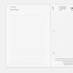 Hobonichi - Agenda Techo 2027 Planner Book A6 en inglés | Hobonichi Techo 2027 English Planner Book [A6 size/Daily/Jan…