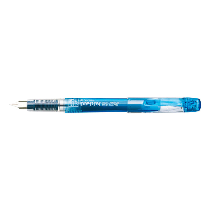 Platinum Pen - Fountain Pen Preppy Blue Black Fine Nib  0.3mm