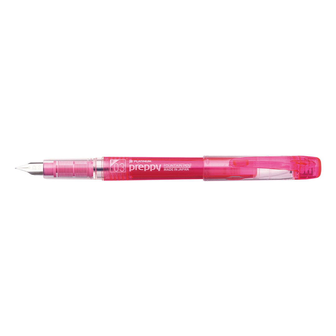 Platinum Pen - Pluma estilográfica Preppy Pink Plumín fino  0.3mm