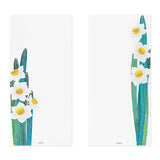 Midori - Bloc de papel para cartas Edición Limitada Invierno | 580 Silk-Printing Daffodil