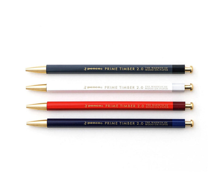 Hightide & Penco - Mechanical Pencil Prime Timber 2.0 | White
