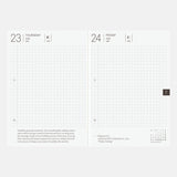 Hobonichi - Agenda Hobonichi Techo 2026 English Planner Book A6 | Inglés - Día Página - Enero a Diciembre