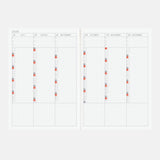 Hobonichi - Agenda Hobonichi Techo 2026 Cousin Book A5 | Inglés - Día Página - Enero a Diciembre