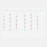 Hobonichi - Agenda Hobonichi Techo 2026 Cousin Avec Books A5 | Japonés - Día Página - Set de 2 agendas Enero a Diciembre