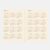 Hobonichi 5-Year Techo Japanese Book (2026-2030) A6  | Five years in one book