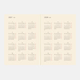 Hobonichi 5-Year Techo Japanese Book (2026-2030) A5  | Five years in one book