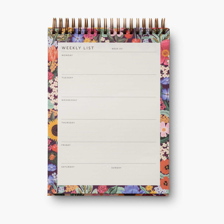 Rifle Paper Co. - Desktop Weekly Planner | Blossom