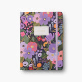 Rifle Paper Co. - Journal with Pen Cuaderno y bolígrafo | Hojas Rayadas | Violet Garden Party