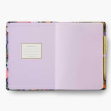 Rifle Paper Co. - Journal with Pen Cuaderno y bolígrafo | Hojas Rayadas | Violet Garden Party