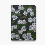 Rifle Paper Co. - Stitched Notebooks Set de 3 Cuadernos | Hojas con Líneas | Hydrangea