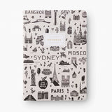 Rifle Paper Co. - Stitched Notebooks Set de 3 Cuadernos | Hojas con Líneas | Bon Voyage