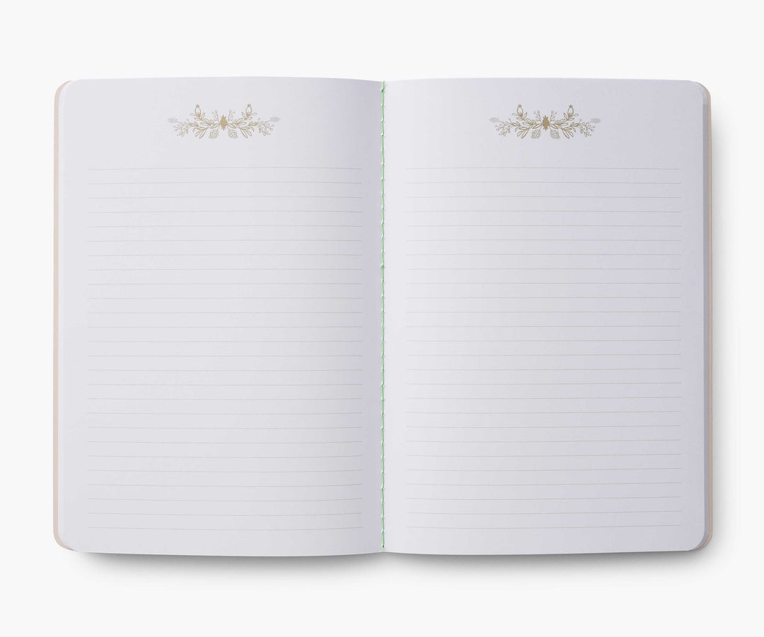 Rifle Paper Co. - Stitched Notebooks Set of 3 Notebooks | Lined | Curio