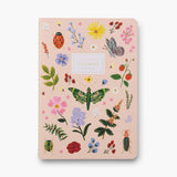 Rifle Paper Co. - Stitched Notebooks Set de 3 Cuadernos | Hojas con Líneas | Curio