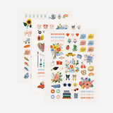 Rifle Paper Co. Set de Pegatinas Planner | 150 pegatinas