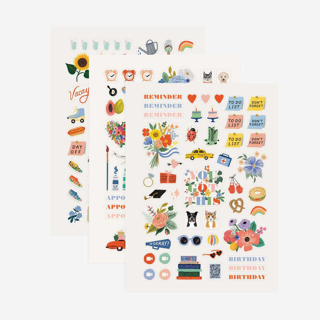 Rifle Paper Co. Planner Sticker Pack | 150 Stickers