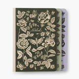 Rifle Paper Co. - Stitched Notebooks Set de 3 Cuadernos | Hojas con Líneas | English Rose