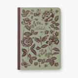 Rifle Paper Co. - Stitched Notebooks Set de 3 Cuadernos | Hojas con Líneas | English Rose