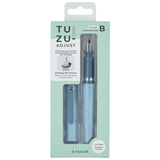 Sailor – TUZU Adjust Fountain Pen – Converter and Cartridge |  Light Blue - Nib (M)

