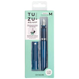 Sailor – TUZU Adjust Fountain Pen – Converter and Cartridge | Traslucent Navy – Nib (B)