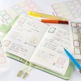 Hobonichi - Pegatinas Hobonichi Frame Stickers for dates