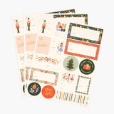 Rifle Paper Co. Holiday Christmas Stickers | 3 pages