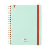 Kokuyo - Softring Sooofa Diary 2026 Planificador Mensual + Notas  B6 | Light Green