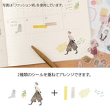 Midori - Pegatinas Sticker Collection Washi | Flower