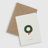 Kartotek - Tarjeta de felicitación navideña | Christmas Wreath