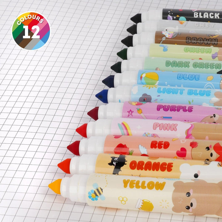 Legami - Set of 12 markers - Teddy Friends